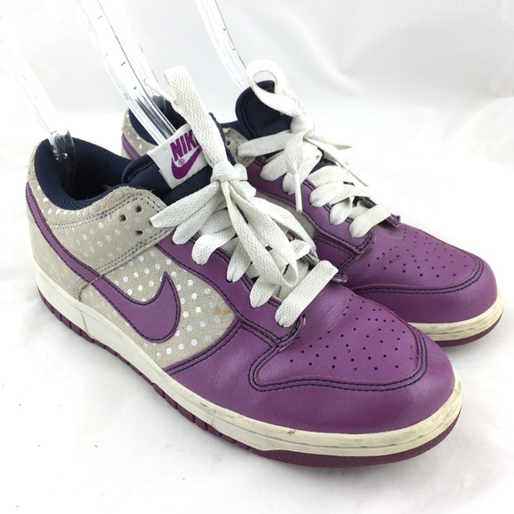 purple nike dunks